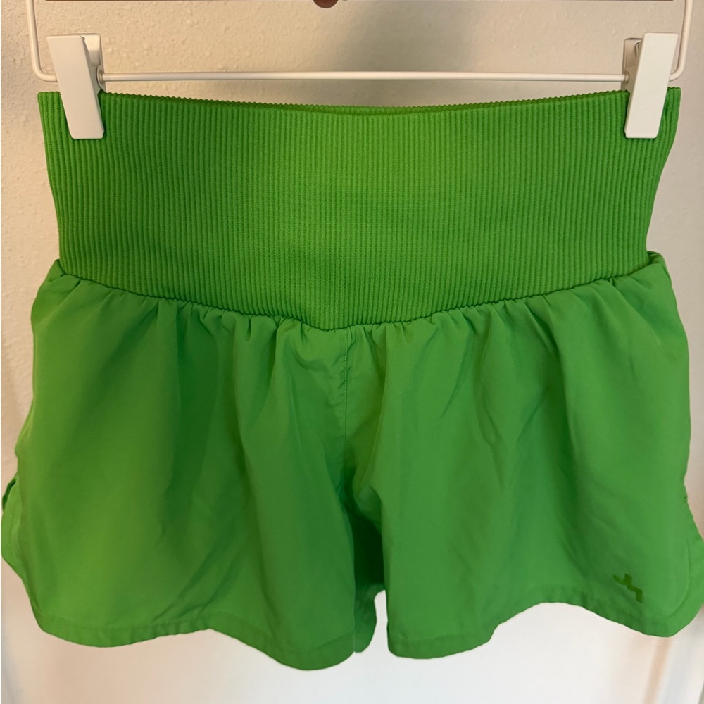 JoyLab Women’s Bright Green High-Rise Athletic Shorts